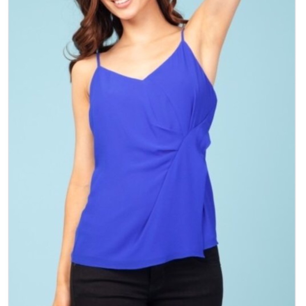 Royal blue sleeveless top